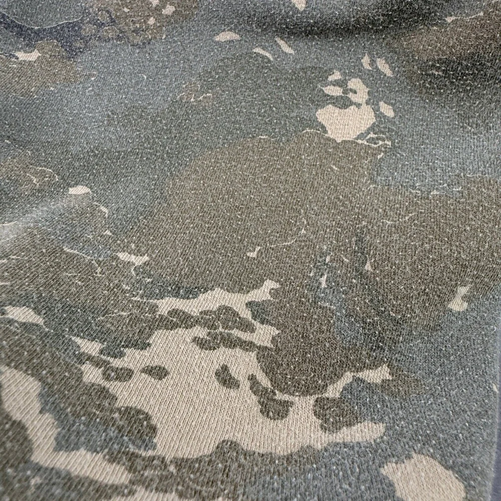 The North Face Mens Small Camo Fleece Joggers Green Camouflage Sweatpants